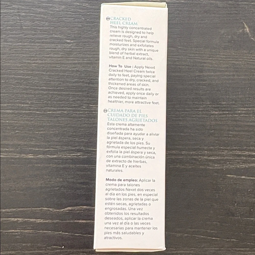 Nexx Foot Care Cracked Heel Cream - White and Blue
